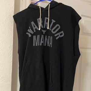 Like New Men’s Project Rock sleeveless hoodie XL